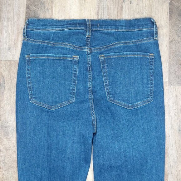 Free People High Rise Stretch Skinny Jeans Sz 30R Dark Wash 61855-16515125 - Picture 10 of 16